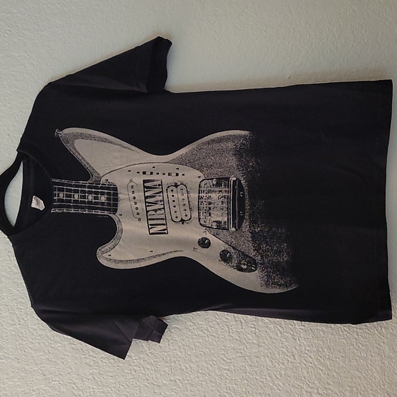 Tultex Tops - Nirvana Guitar Band Tee
